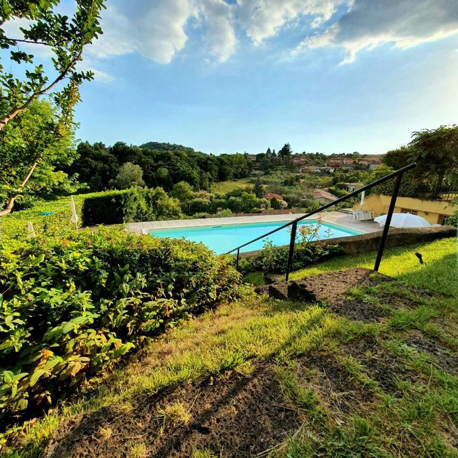 Appartamento Stropea Con Giardino Privato E Piscina Soiano del Lago Kültér fotó